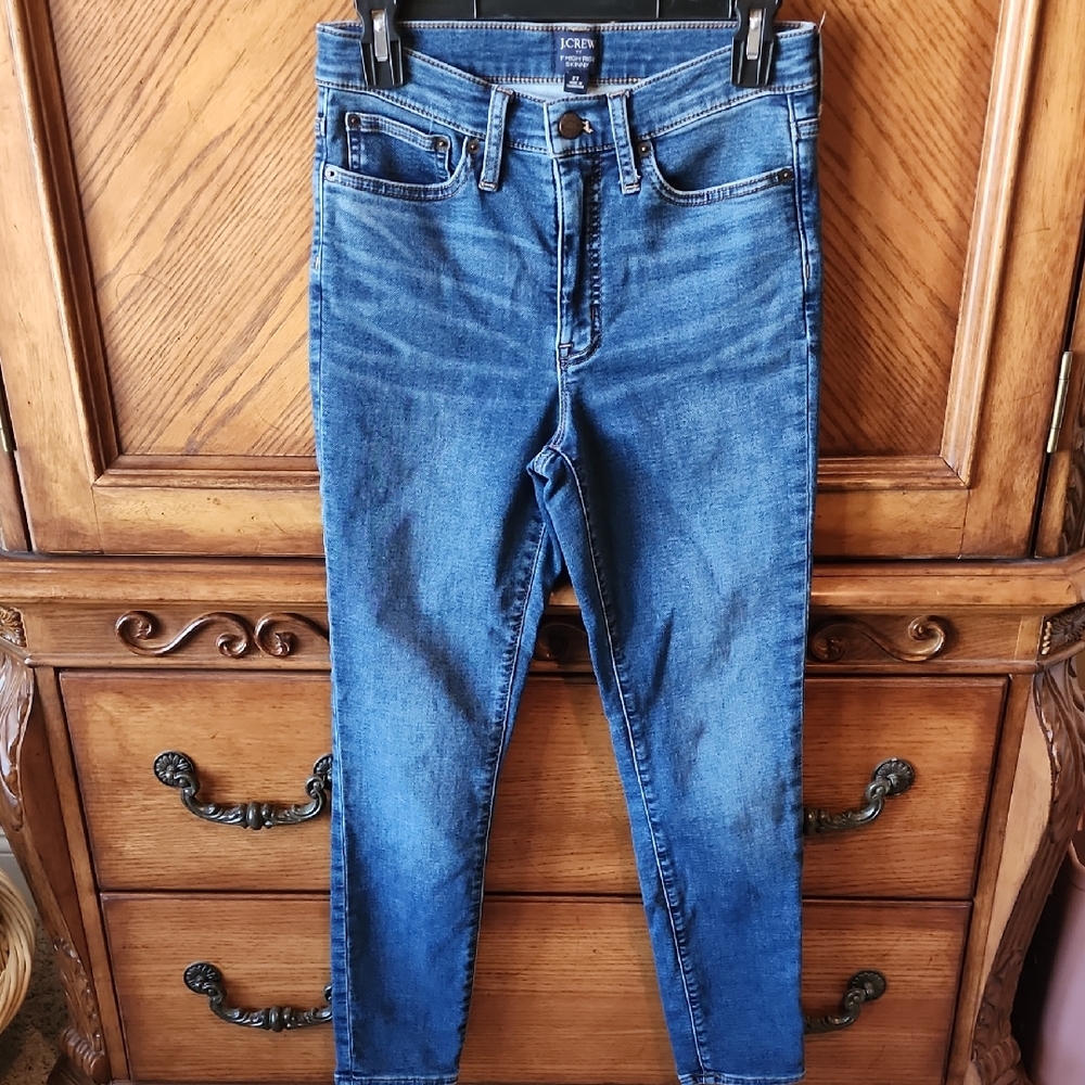 J. Crew 9" High Rise Skinny Jeans 27